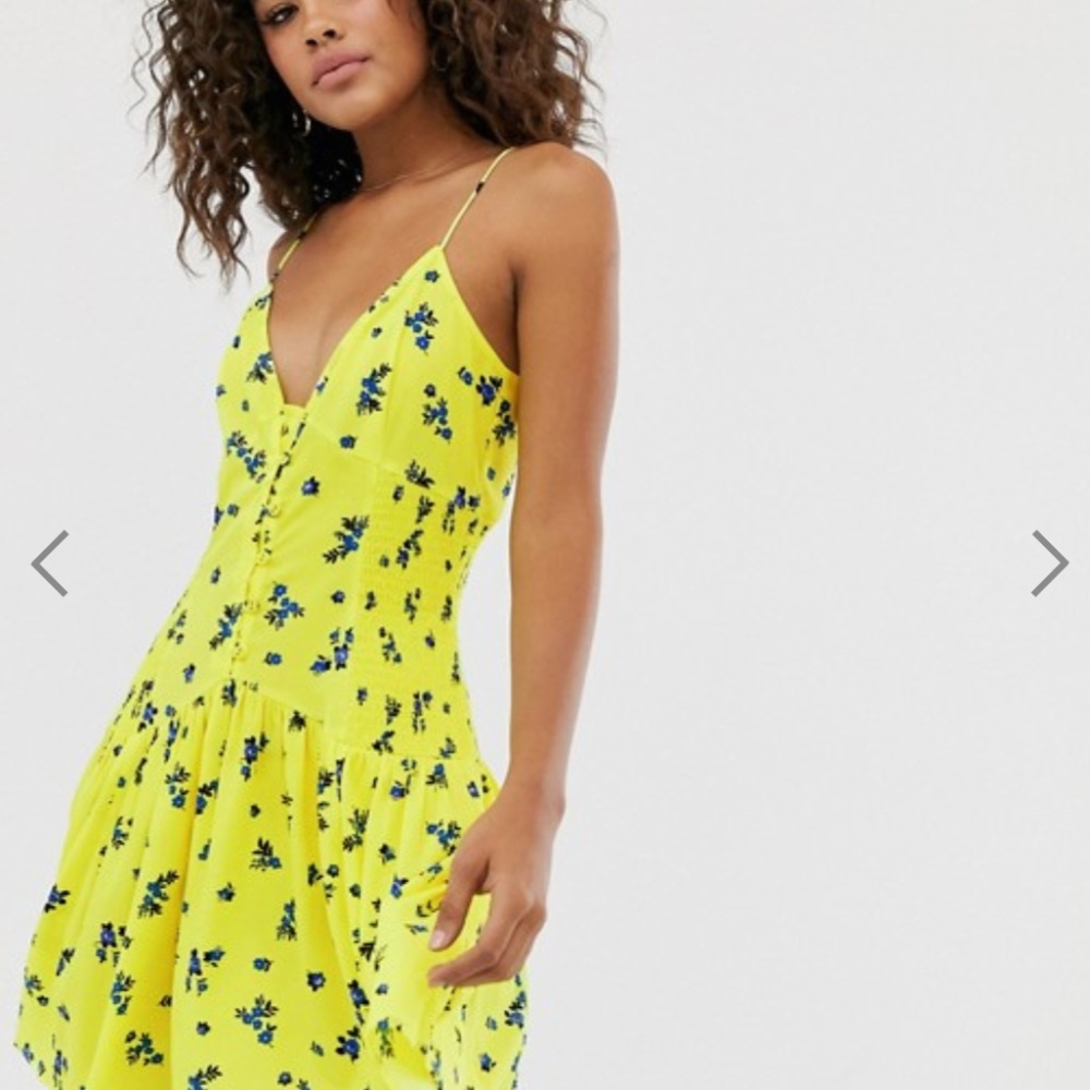 mini sundress in ditsy floral print - never worn